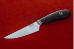 Нож Кухонный малый (95Х18, черный граб)