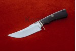 Нож Восточный (кованая сталь марки 95Х18, черный граб)